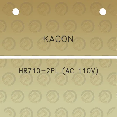 kacon-hr710-2pl-ac-110v