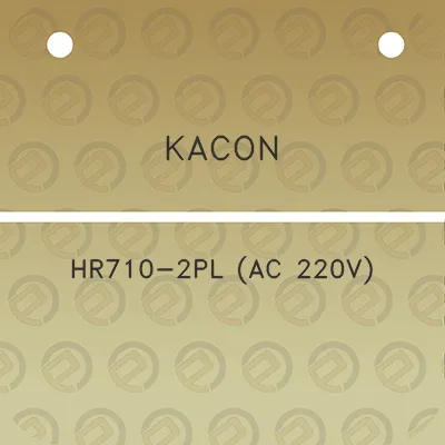 kacon-hr710-2pl-ac-220v