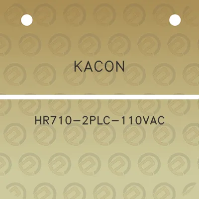 kacon-hr710-2plc-110vac