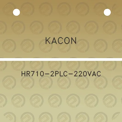 kacon-hr710-2plc-220vac