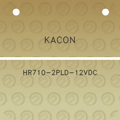 kacon-hr710-2pld-12vdc