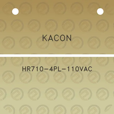 kacon-hr710-4pl-110vac