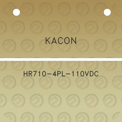 kacon-hr710-4pl-110vdc