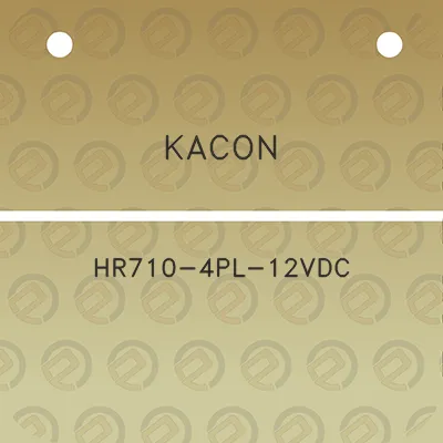 kacon-hr710-4pl-12vdc