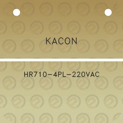 kacon-hr710-4pl-220vac