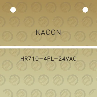 kacon-hr710-4pl-24vac