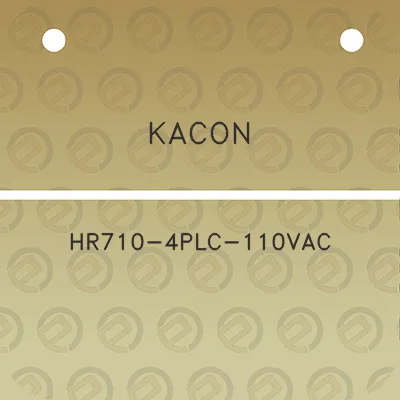 kacon-hr710-4plc-110vac