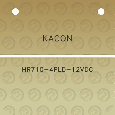 kacon-hr710-4pld-12vdc