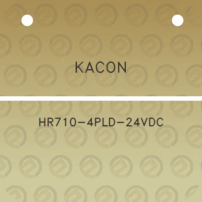 kacon-hr710-4pld-24vdc