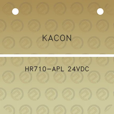 kacon-hr710-apl-24vdc