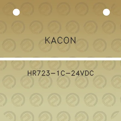 kacon-hr723-1c-24vdc