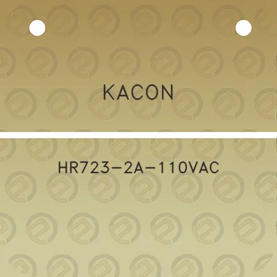 kacon-hr723-2a-110vac