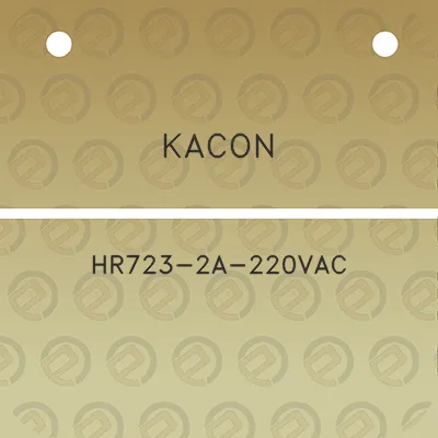 kacon-hr723-2a-220vac