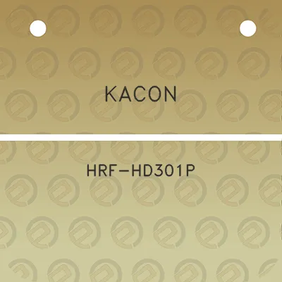 kacon-hrf-hd301p