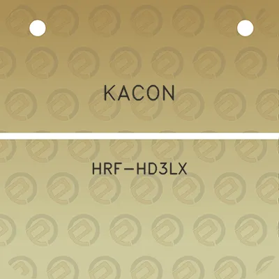 kacon-hrf-hd3lx