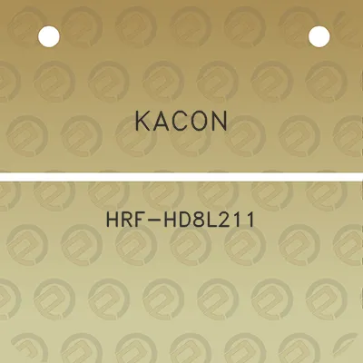 kacon-hrf-hd8l211