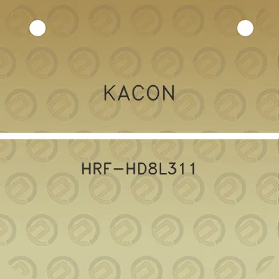 kacon-hrf-hd8l311