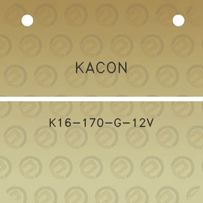 kacon-k16-170-g-12v