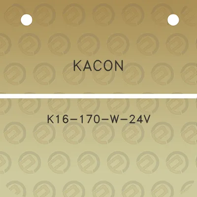 kacon-k16-170-w-24v