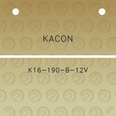 kacon-k16-190-b-12v