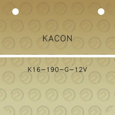 kacon-k16-190-g-12v