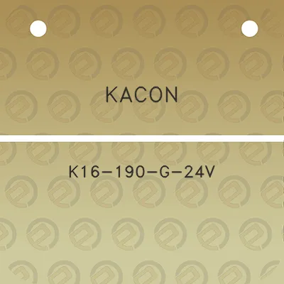 kacon-k16-190-g-24v