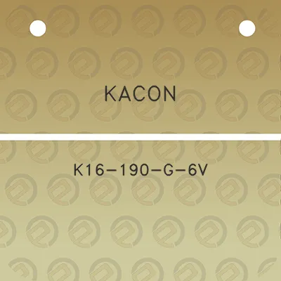 kacon-k16-190-g-6v