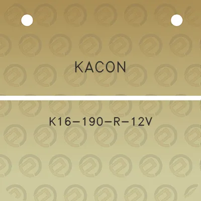 kacon-k16-190-r-12v