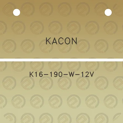 kacon-k16-190-w-12v