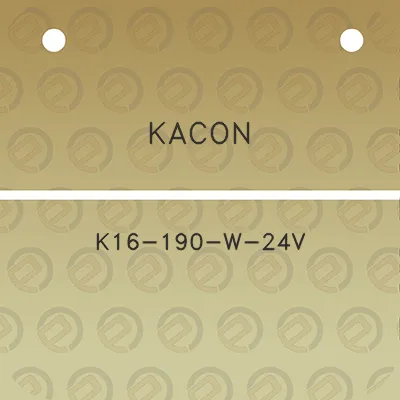 kacon-k16-190-w-24v