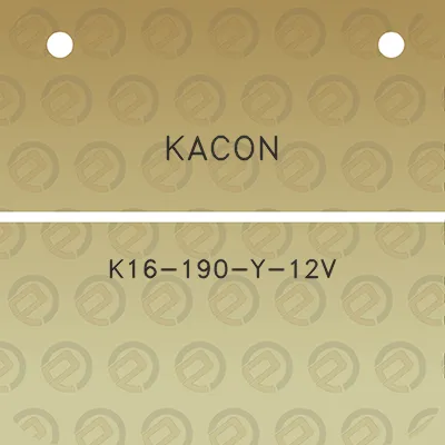 kacon-k16-190-y-12v