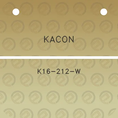 kacon-k16-212-w