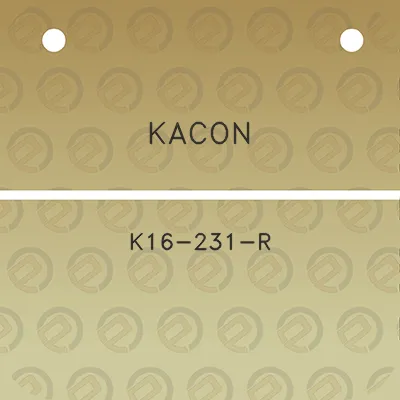 kacon-k16-231-r