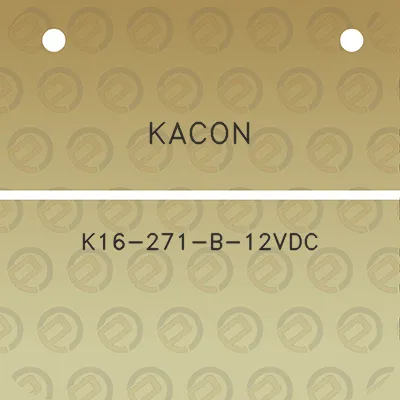 kacon-k16-271-b-12vdc