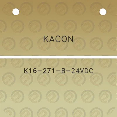 kacon-k16-271-b-24vdc