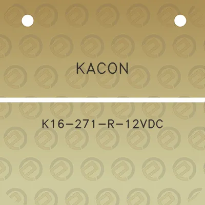 kacon-k16-271-r-12vdc