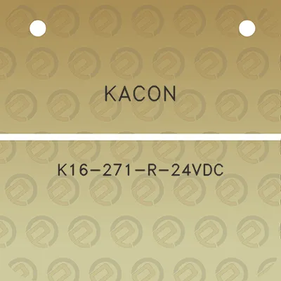 kacon-k16-271-r-24vdc