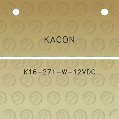 kacon-k16-271-w-12vdc