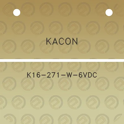 kacon-k16-271-w-6vdc