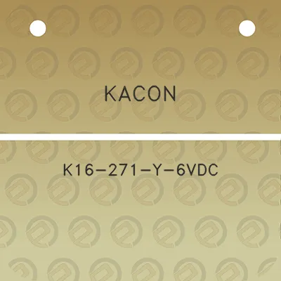 kacon-k16-271-y-6vdc