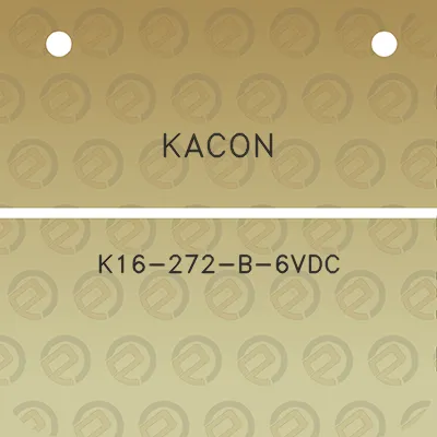 kacon-k16-272-b-6vdc