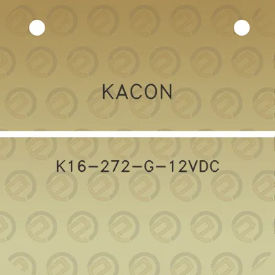 kacon-k16-272-g-12vdc