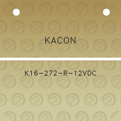 kacon-k16-272-r-12vdc