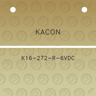 kacon-k16-272-r-6vdc