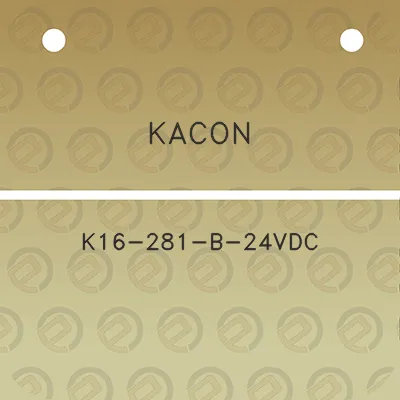 kacon-k16-281-b-24vdc