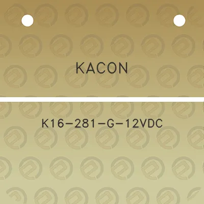 kacon-k16-281-g-12vdc