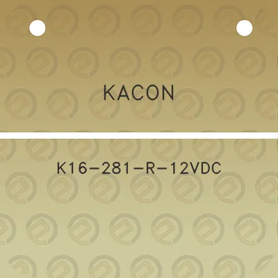 kacon-k16-281-r-12vdc