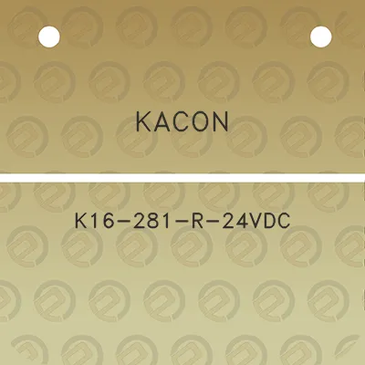 kacon-k16-281-r-24vdc