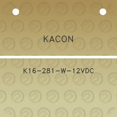 kacon-k16-281-w-12vdc