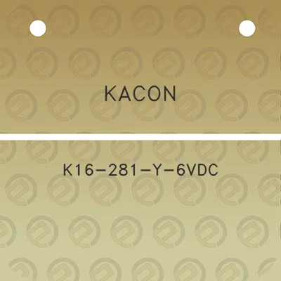 kacon-k16-281-y-6vdc